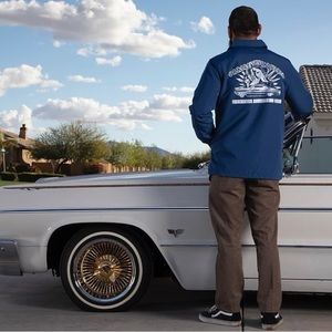 Dixxon “Praise the Lowered” lowrider Coaches Jacket
